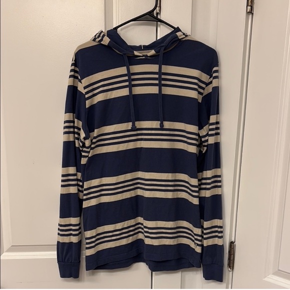 Katin Other - Katin Navy and Cream Striped Hoodie